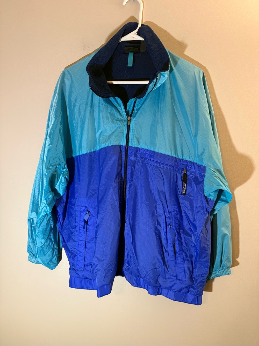 Patagonia Two-Tone Featherweight Windbreaker Jacket Takuya Kimura Vintage 1990 L